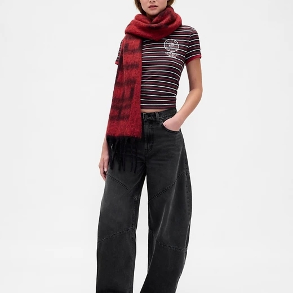 Stranger Things High Rise Seamed Horseshoe Jeans